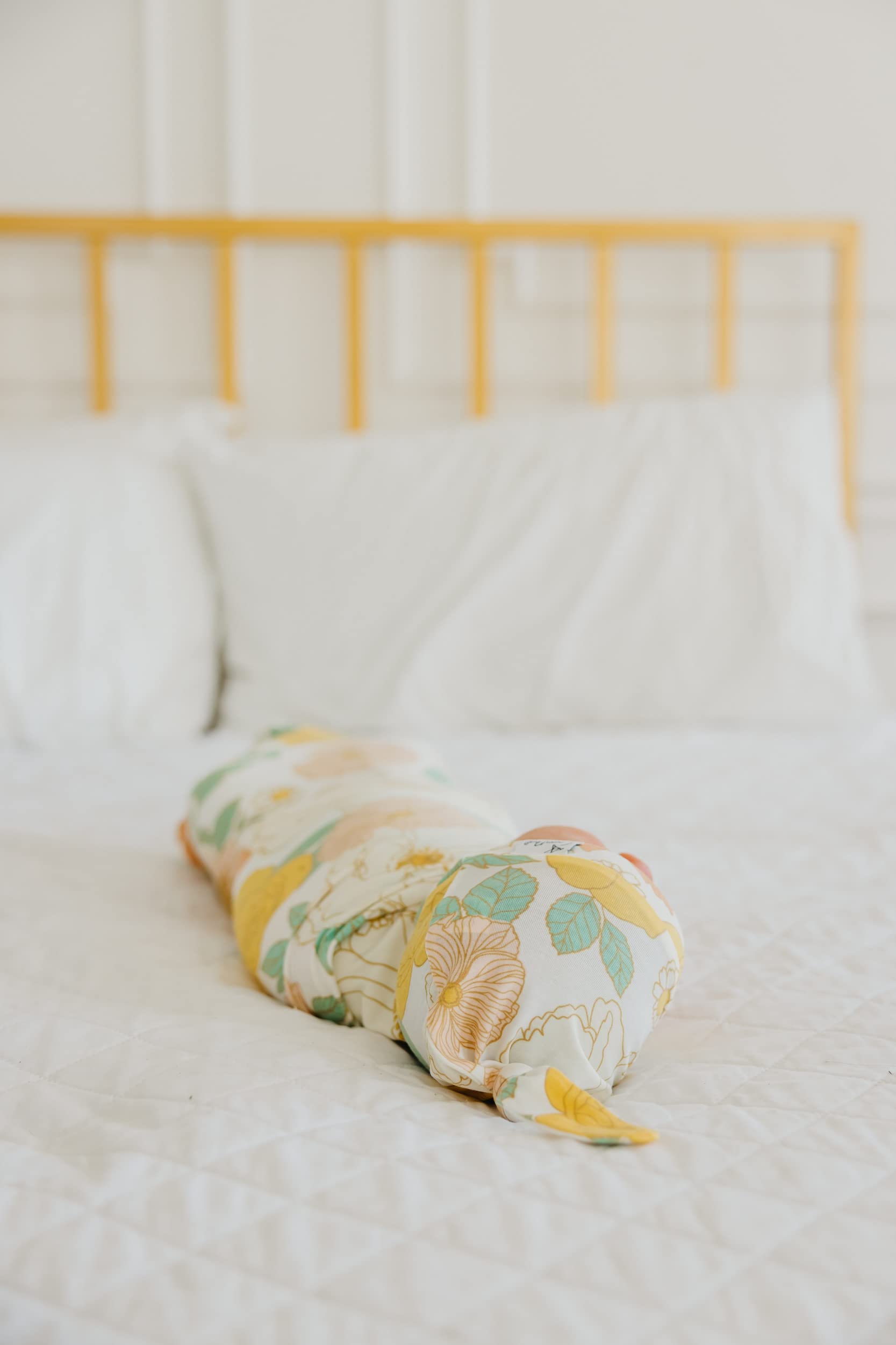Copper Pearl Swaddle Blankets for Newborns | Soft Stretchy Receiving Blankets for Boys and Girls | Large 46 x 46 Inch Baby Blankets | Lightweight and Breathable Swaddles | Rose