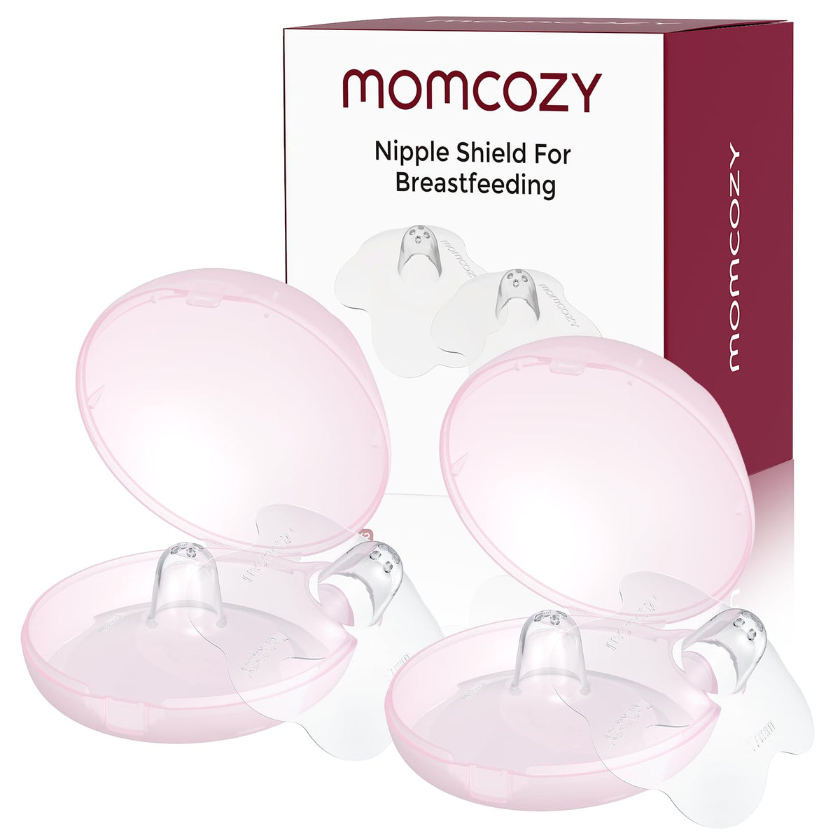 Momcozy Nipple Shield, Floral Contact Nipple Shield (1 Pair, 20mm)