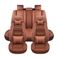 PACKMACH Car Seat Covers for Honda Accord 2003-2025 | 5-Seats Seat Covers, Waterproof Seat Protectors, Automotive Seat Covers (Full Set with Pillow,Coffee)