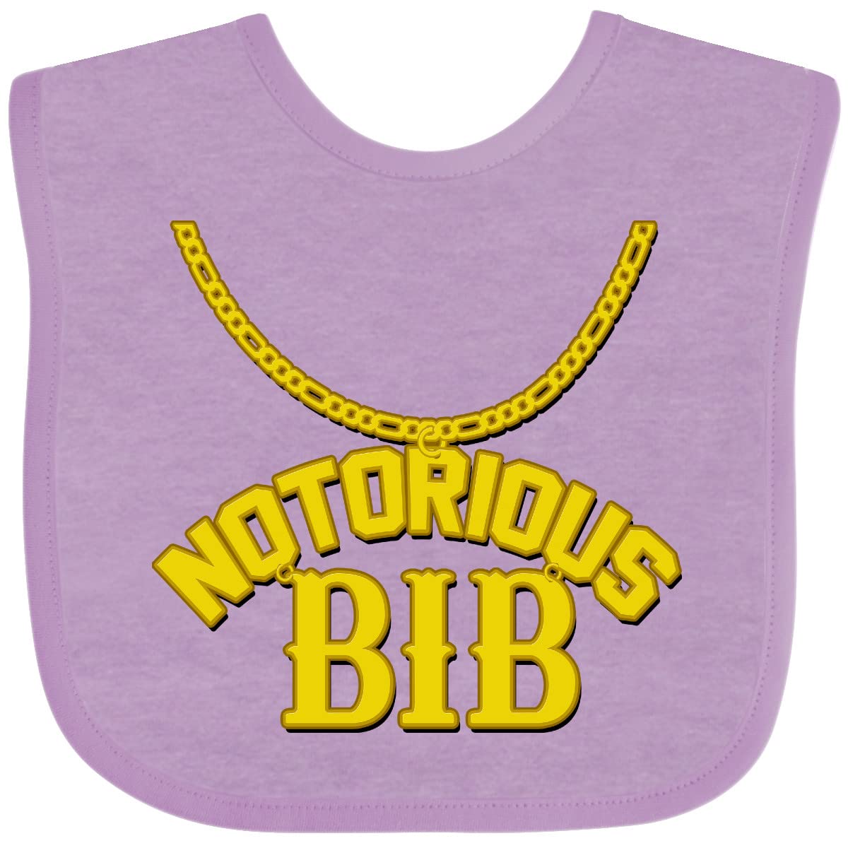 inktastic Notorious Bib Baby Bib White and Black 1c5d1