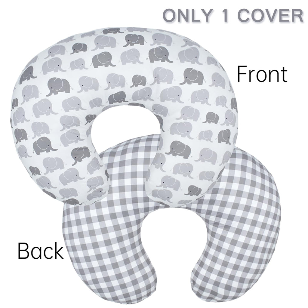 Winmany Baby Nursing Pillow Cover Newborn Removable Breastfeeding Pillowcover Cute Pattern Girls Boys Nursing Pillowcase for Breast and Bottole Feeding