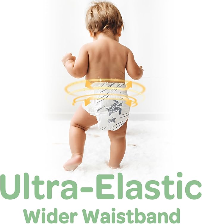 Parasol Clear+Dry Disposable Diapers and Clear+Pure Wipes, RashShield Protection, Size 3 (16-28 lbs), Diaper Bundle of 192 Diapers & 240 Wipes