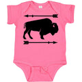 inktastic Buffalo Cute Animal Western Baby Bodysuit 12 Months Hot Pink 2ae82