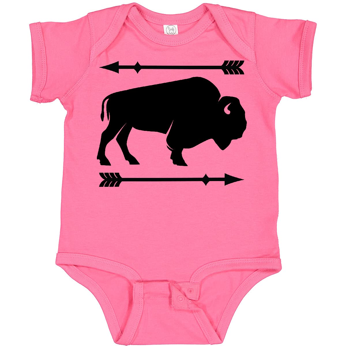 inktastic Buffalo Cute Animal Western Baby Bodysuit 12 Months Hot Pink 2ae82
