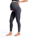 POSHDIVAH Creamluxe Maternity Leggings 25" Grey Small