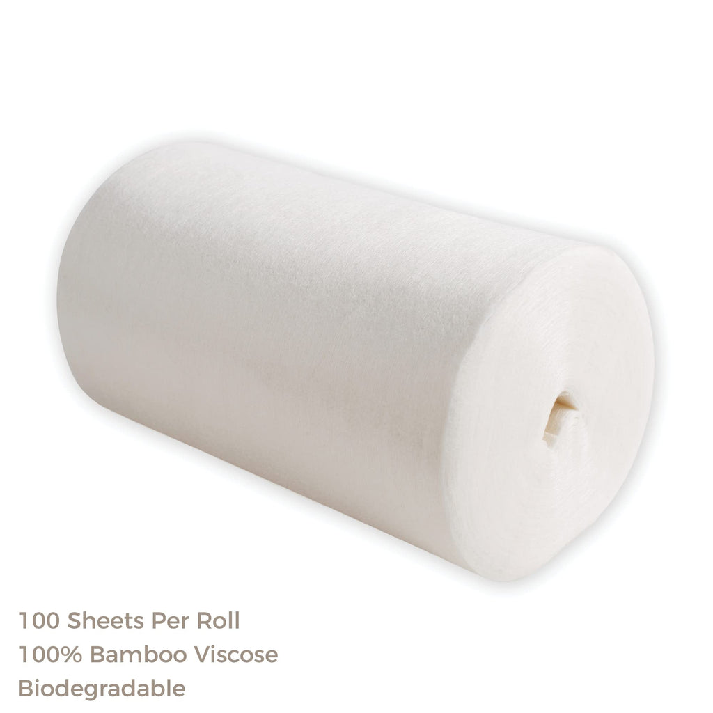 Diaper Liners for Cloth Diapers, 100 Disposable Sheets Per Roll, Made of Soft Material, by Nora's Nursery
