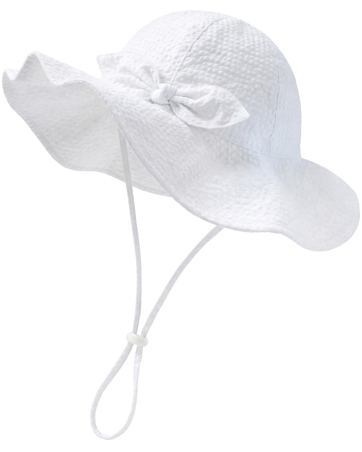 HONGTEYA Baby Sun Hat Toddler Girl Hats Infant Toddler Summer Bucket Beach Hat Wide Brim Sun Protection (US, Age, 6 Months, 24 Months, Pink)