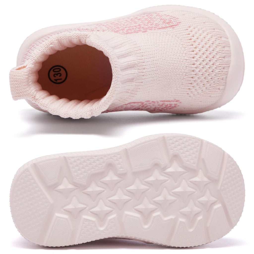 MORENDL Toddler Sock Shoes Baby Walking Shoes Infant Slippers Boys & Girls Non-Slip Sneakers