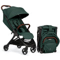 Silver Cross Clic Compact Travel Stroller – (Space) – Lightweight Baby Stroller for Airplane Travel – One-Hand Fold, Lie-Flat Infant & Toddler Seat – Birth to 55 lb