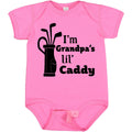 inktastic I'm Grandpa's Lil' Caddy- Golf for Kids Baby Bodysuit 12 Months Raspberry 2c4dc