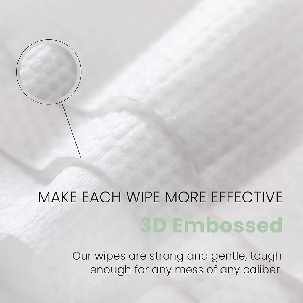 Parasol Clean+Pure Natural Baby Wipes, 600 Count (10 Packs of 60)