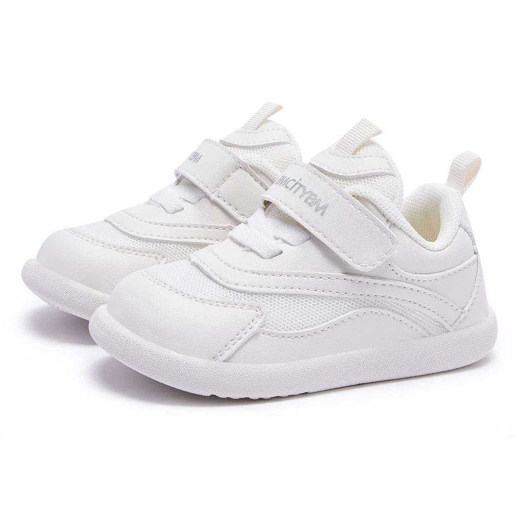 BMCiTYBM Baby Walking Shoes First Infant Sneakers White Size 18-24 Months