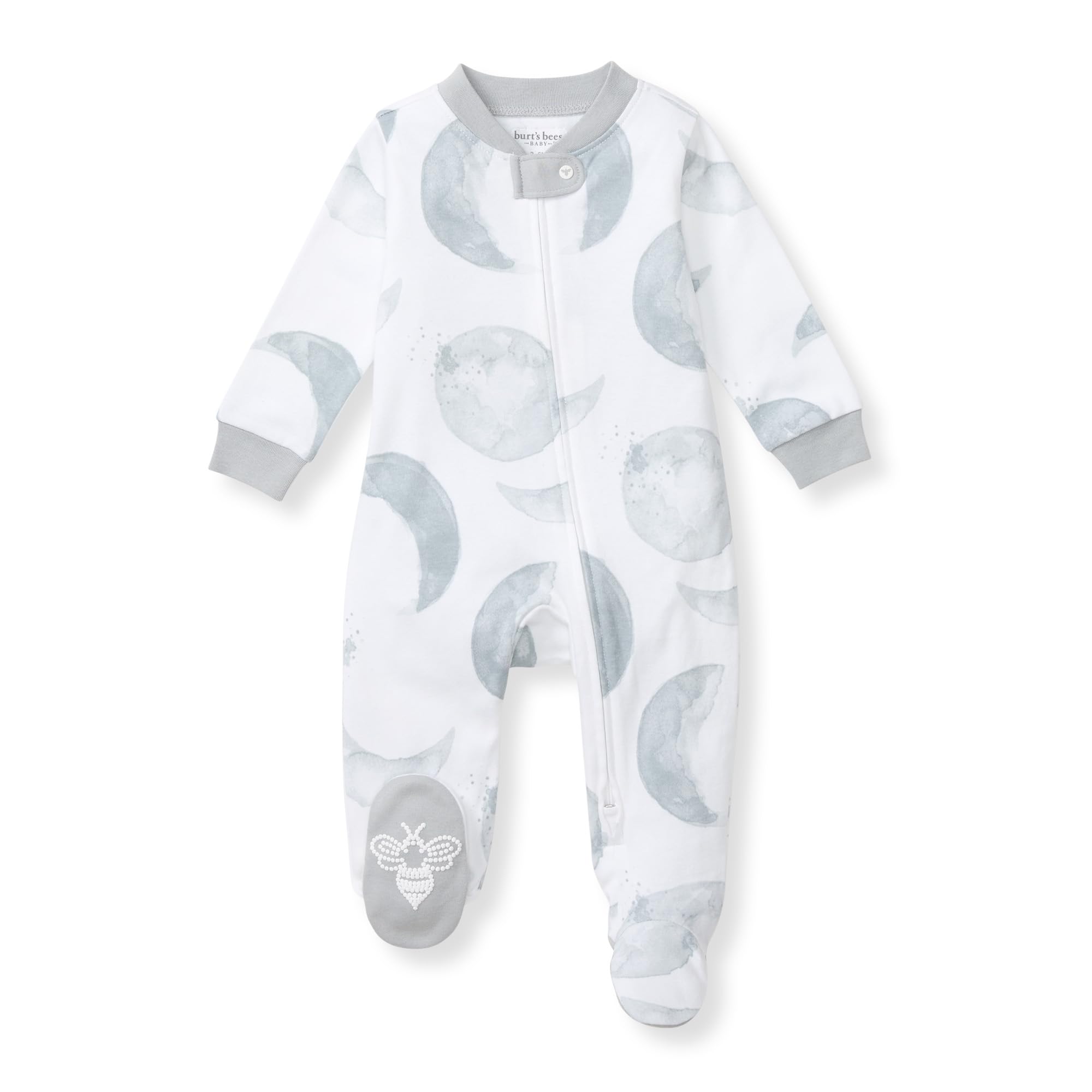Burt's Bees Baby Boys' Organic Cotton, Sleep and Play Footed Pajamas