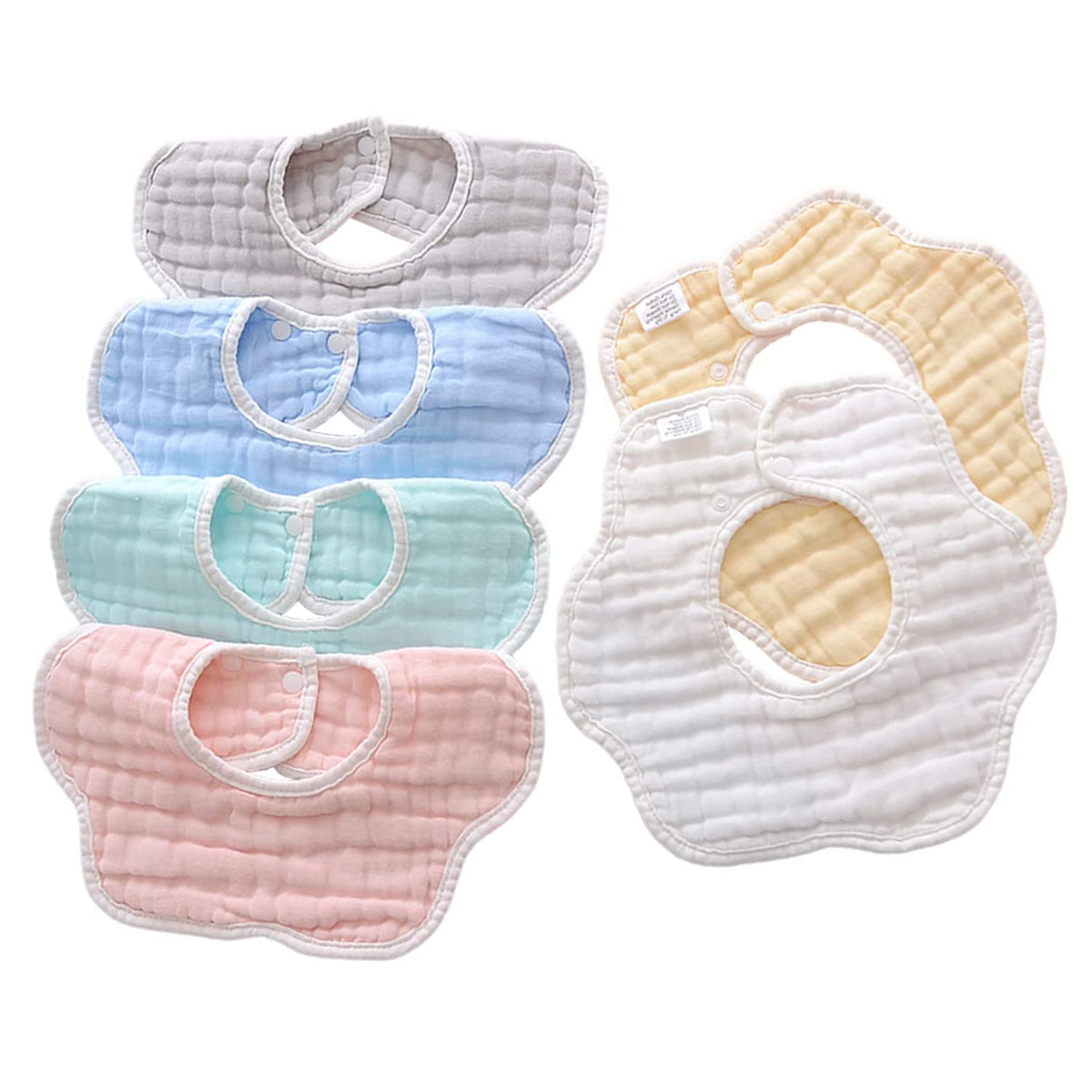 Baby Bibs Muslin Cotton Drool Teething Drooling Bibs for Baby Girl Boy
