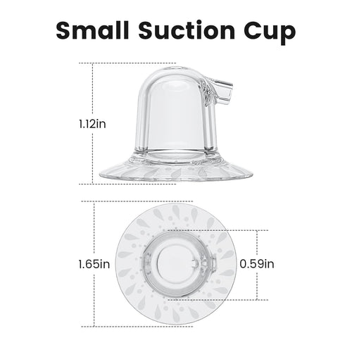 15mm Small Suction Cup for Electric Nipple Corrector - 2 PCS