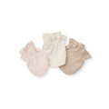 Burt's Bees Baby Girls Mittens, No-scratch Mitts, 100% Organic Cotton, Set Of 3 Gloves, Cloud