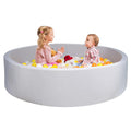Foam Ball Pit for Toddlers Kids Children, CALEPTONG 47.2"x 13.8" Super Large Ball Pits for Babies with Soft Memory Sponge, Indoor Outdoor Baby Playpen, Kids Play Ball Pool, Balls NOT Included