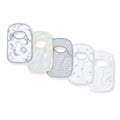 Burt's Bees Baby Bibs, Unisex 100% Organic Cotton Teething Drool Bibs