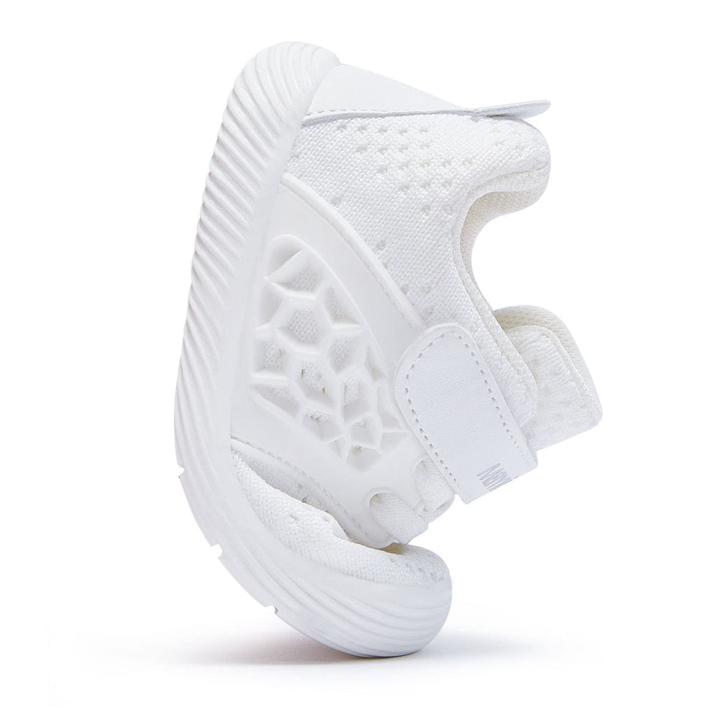 BMCiTYBM Baby Walking Shoes Infant Boy Girl Sneaker White Size 6-12 Months