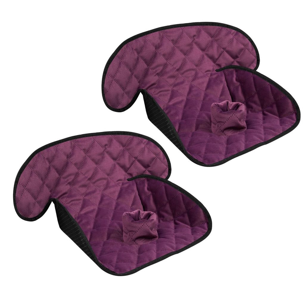 MOOB Waterproof Car Seat Protector - 2 Pack Premium Carseat Liner for Babies & Toddlers, Machine Washable & Quick-Dry, Anti-Slip Backing, Potty Training Pad for Infant Car Seat & Stroller (Purple)