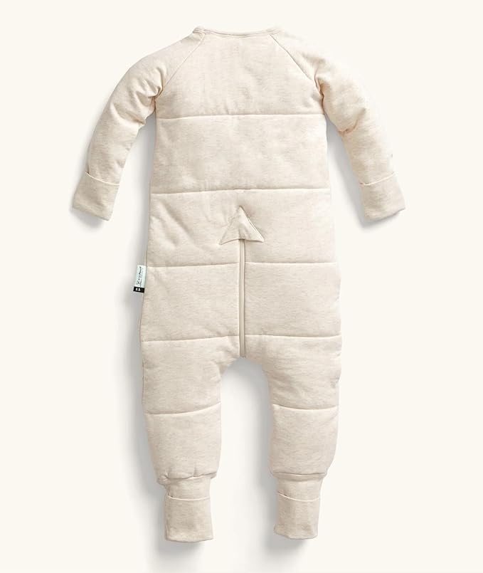 ergoPouch 1.0 TOG Sleeping For Baby Girl and Baby Boy - Our Baby Sleeping Provide Ultimate Comfort - Easy Diaper Changes - Made with Breathable Materials (12-24 Months, Oatmeal Marle