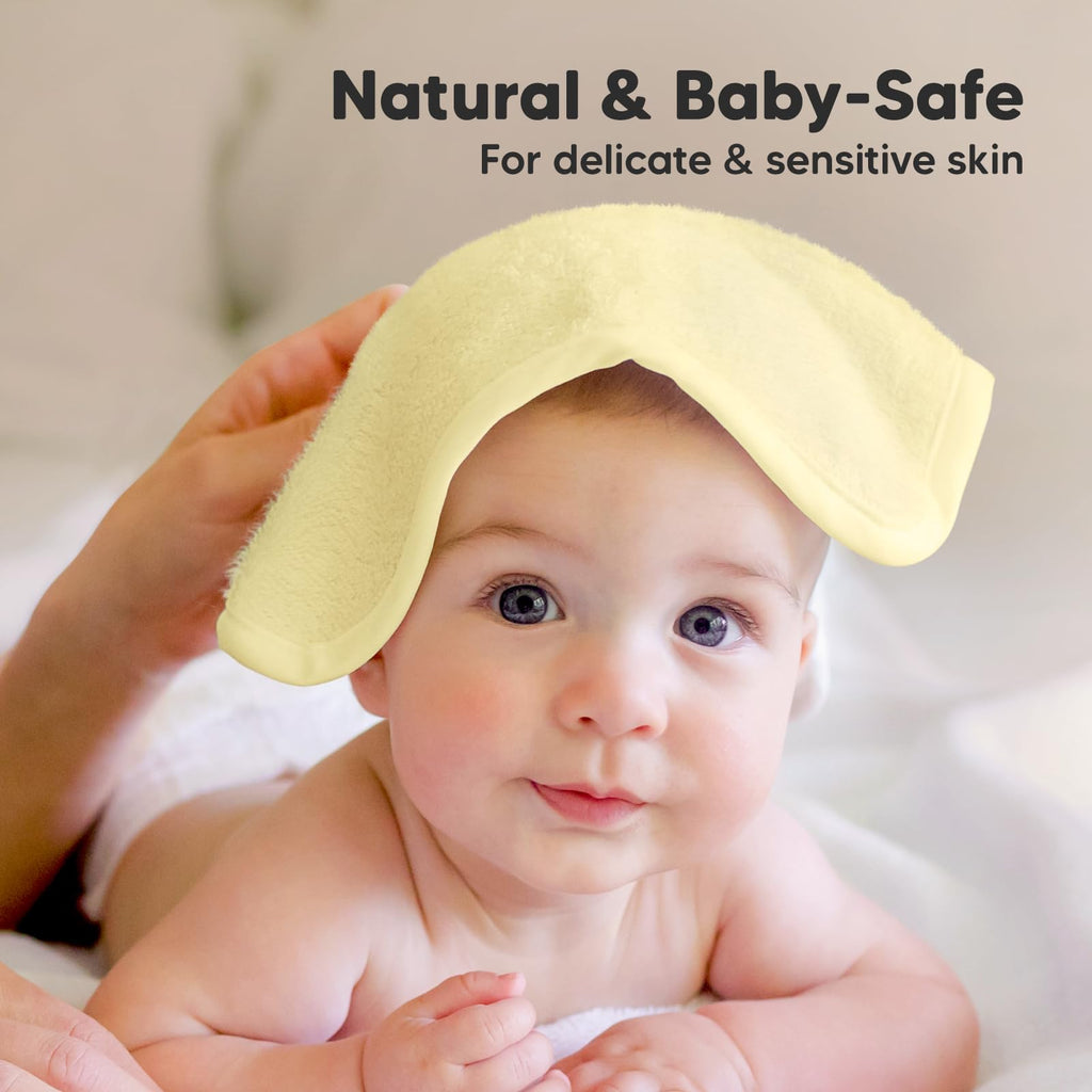 6-Pack Baby Washcloths, Soft Absorbent Washcloths for Face, Body (Candy Pop)
