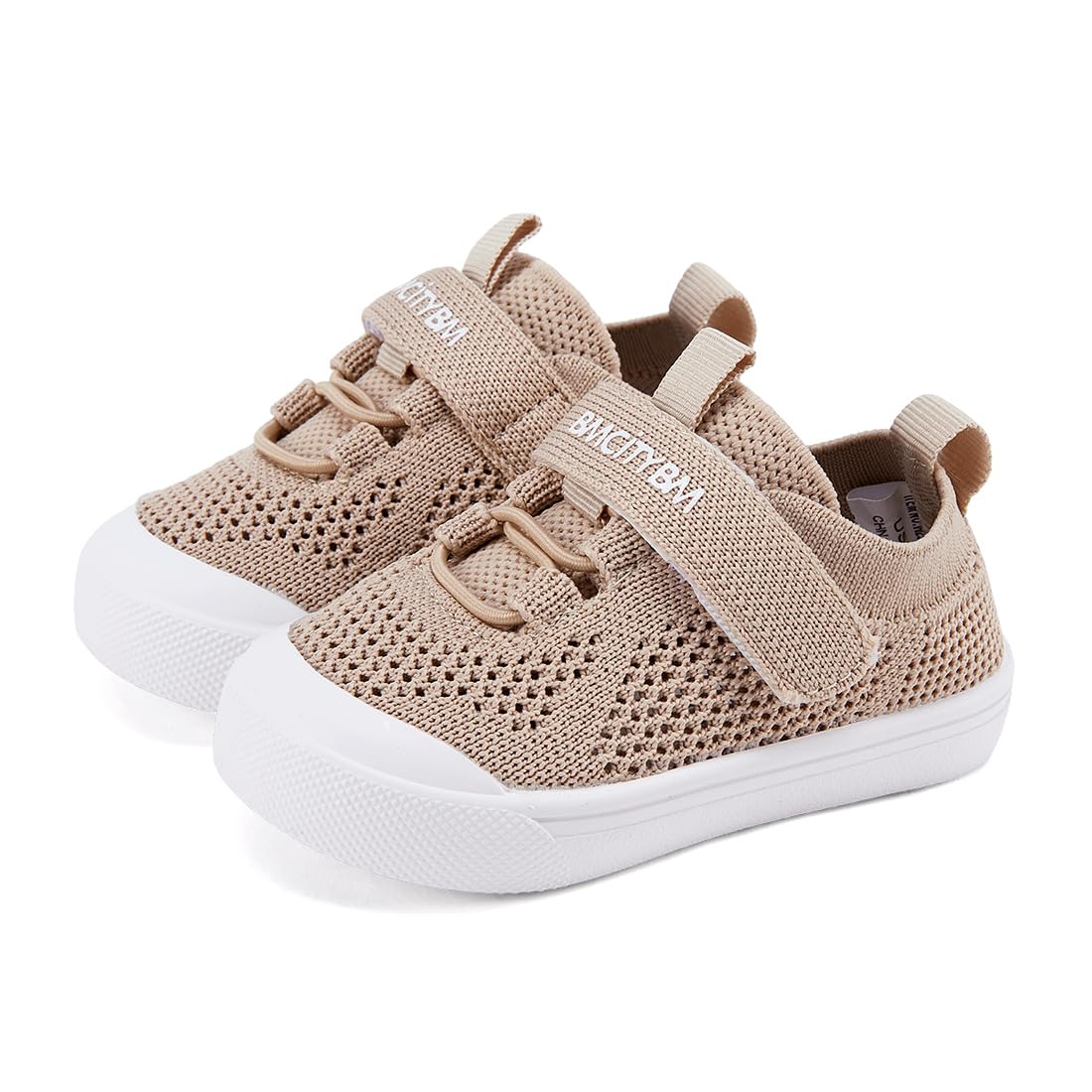 BMCiTYBM Baby Walking Shoes First Infant Sneakers Camel Size 12-18 Months
