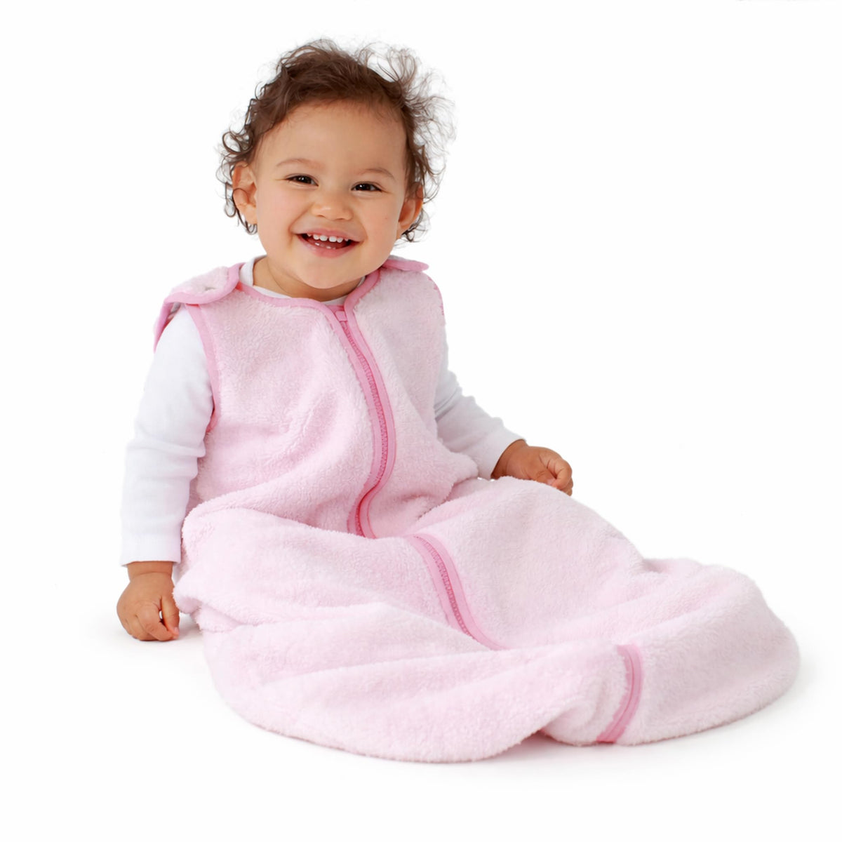 Baby Deedee Sleep Nest Teddy - Sherpa Sleep Sack 2.5 TOG 6-18M Fuzzy Dino