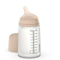 Suavinex Zero Zero Anti Colic Baby Bottle, No 1 Spanish Baby Bottle Brand, Minimizes Bottle Rejection & Nipple Confusion, Perfect for Breastfeeding Babies, 9 oz, Light Tone, Medium Flow