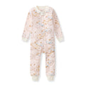 Burt's Bees Baby Baby Girls Pajamas, One-Piece Footless Sleeper PJs, Non-Slip Snug Fit - Infants 12, 18, and 24 Months