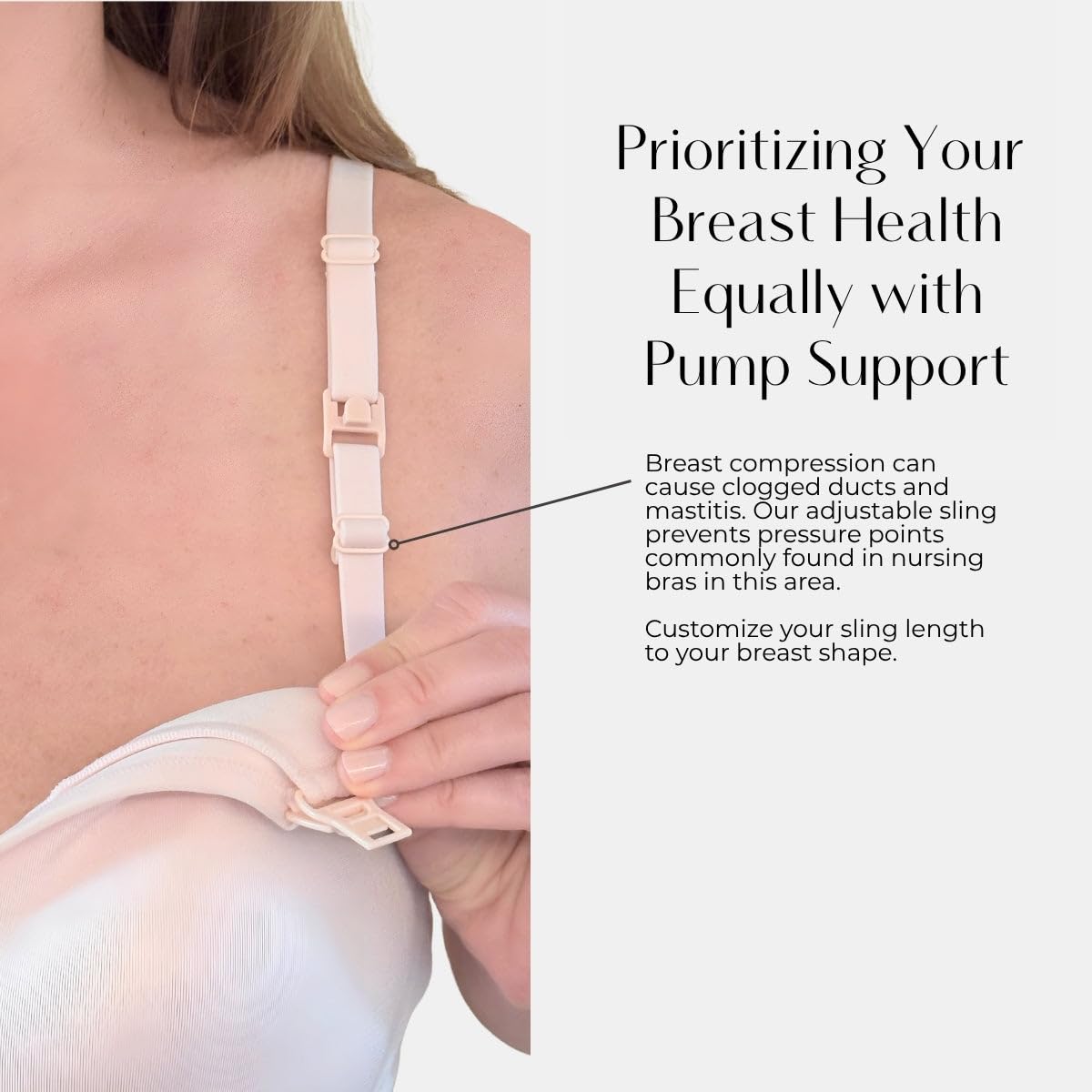 Simple Wishes Pumping Bra Hands Free, Molded Cup Nursing Bra