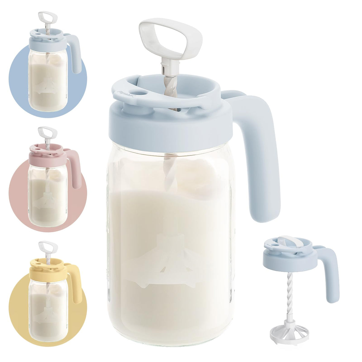 Papablic Breast Milk Pitcher, Formula & Baby Feeding Container, Pink