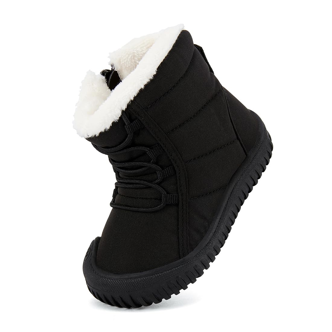 BMCiTYBM Baby Snow Boots Boys Girls Winter Infant Shoes Grey 12-18 Months