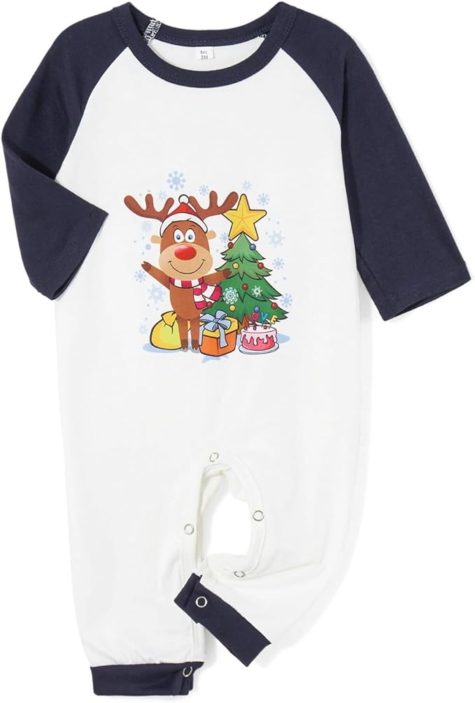 Awoscut Family Christmas Pajamas Matching Pajamas for Family, Xmas PJs Sets Holiday Sleepwear