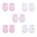 5 Pairs Unisex Baby Mittens No-Scratch 0-6 Months New Born
