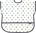 Short Sleeve Waterproof Bib for Toddlers – Feeding Apron for Mealtime, Daycare, Self-Feeding & Messy Play, Baby Bib