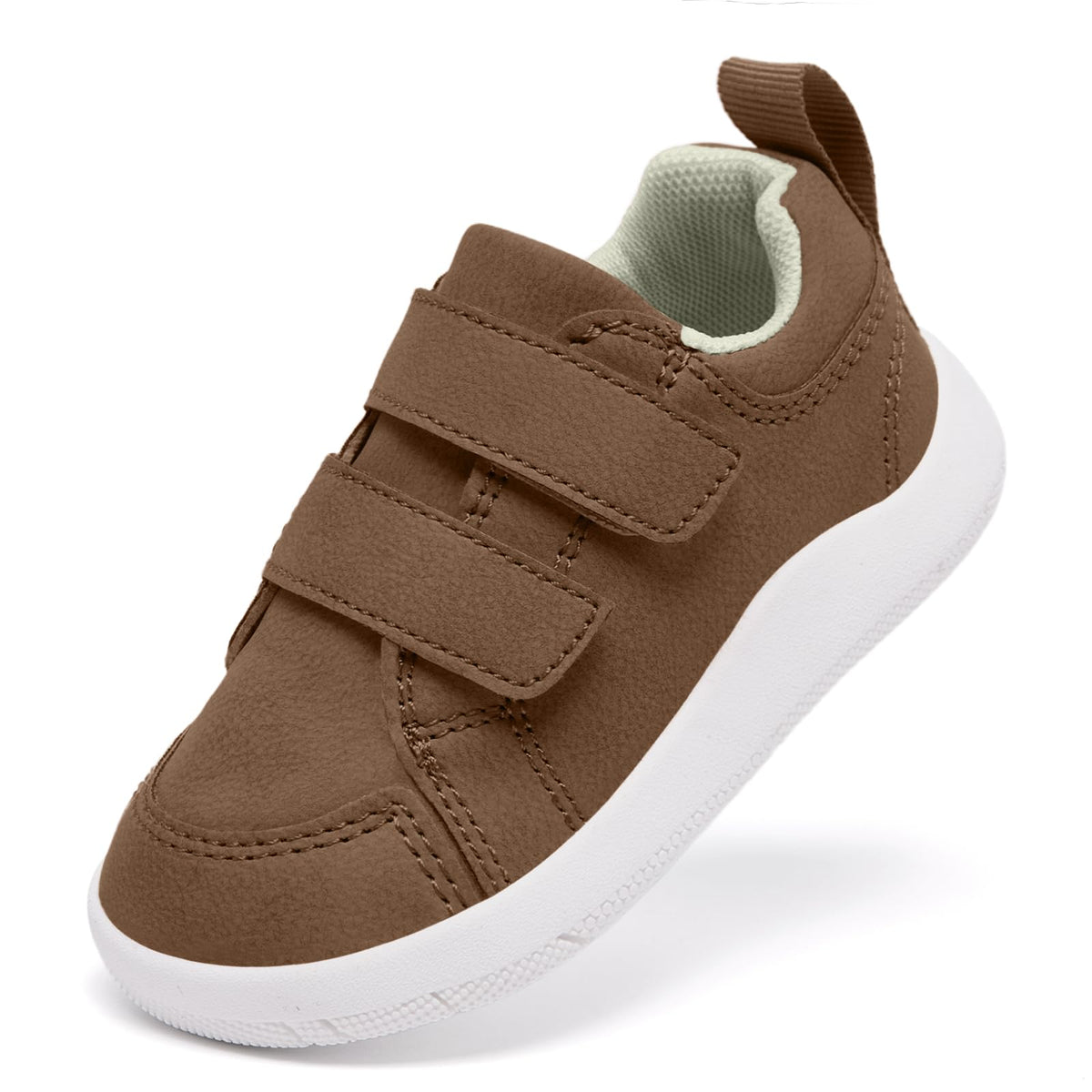 MORENDL Wide Toe Box Shoes Toddler Barefoot Shoes Baby Walking Shoe Boy Girl Non-Slip Zero Drop Minimalist Sneakers Comfort Tennis Outdoor Activities Mix LightGrey 9-12 Months