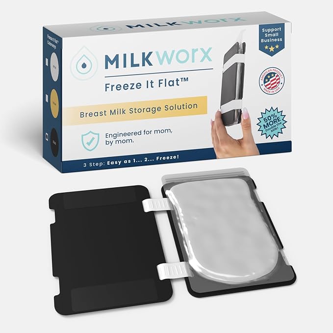 Freeze It Flat Breast Milk Storage Bag Freezer Organizer - Space-Saving Freezer System for Breastmilk Storage Bags - Breast Pump Accessories - Breast Milk Freezer Organizer Made in The USA