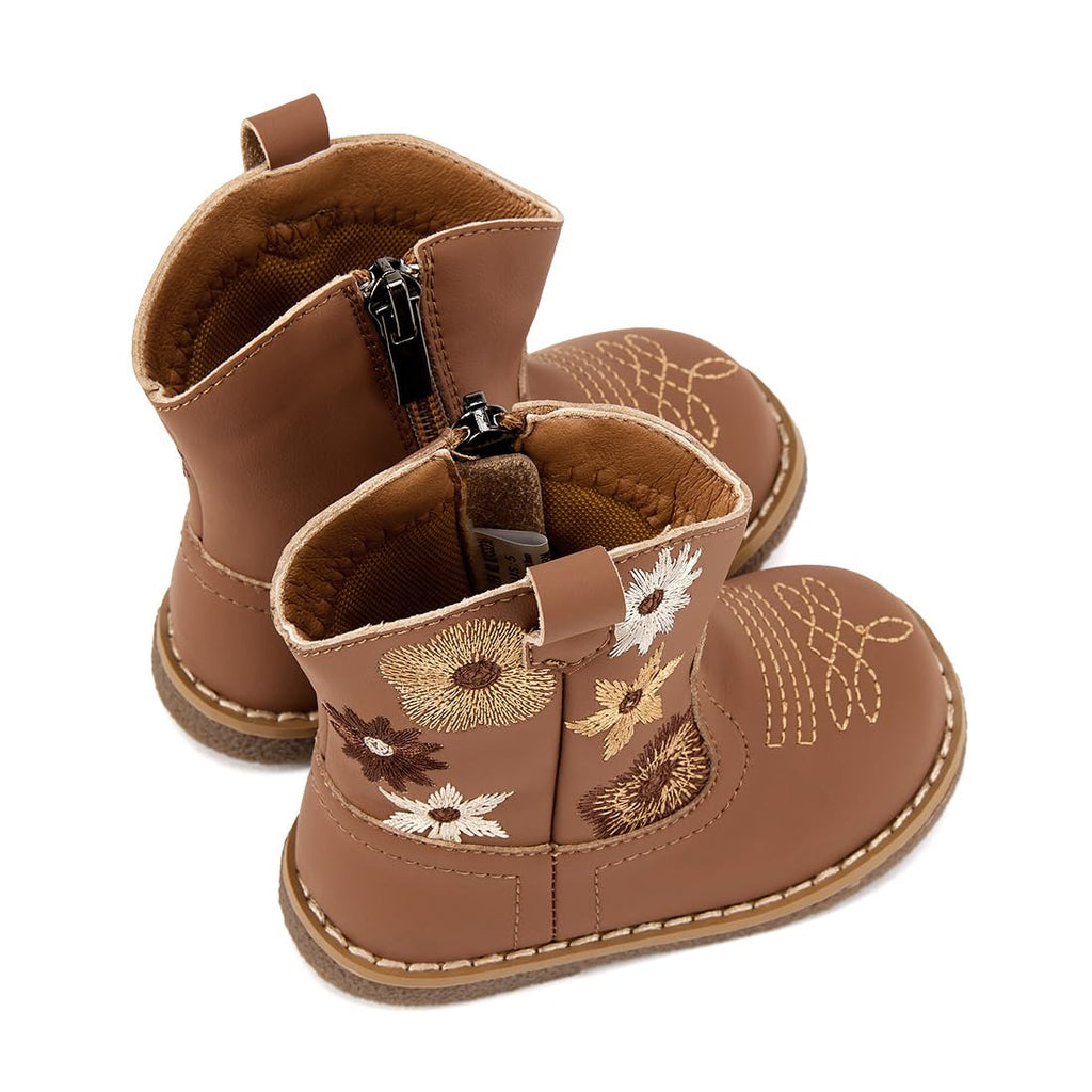 BMCiTYBM Baby Cowboy Boots Infant Cowgirl Western Shoes Brown 6-12 Months