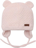 BAVST Baby Beanie Hat for Winter with Earfalp Cute Bear Kids Toddler Girls Boys Warm Knit Cap 0-2Years