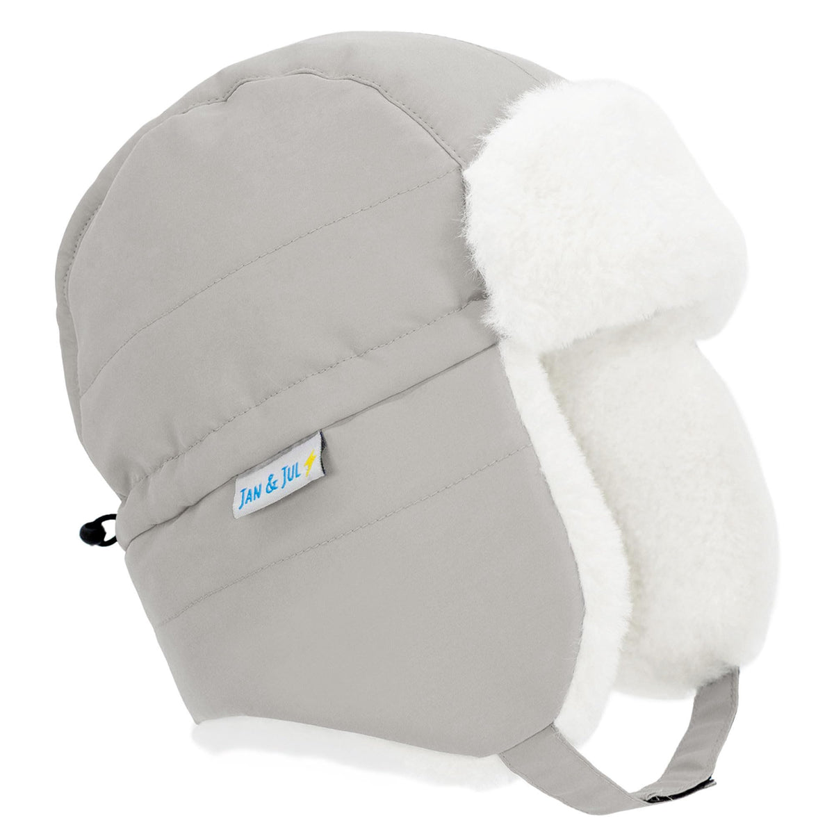 JAN & JUL Toasty-Dry Trapper Hat for Baby and Kids (Space Dinos, XL)