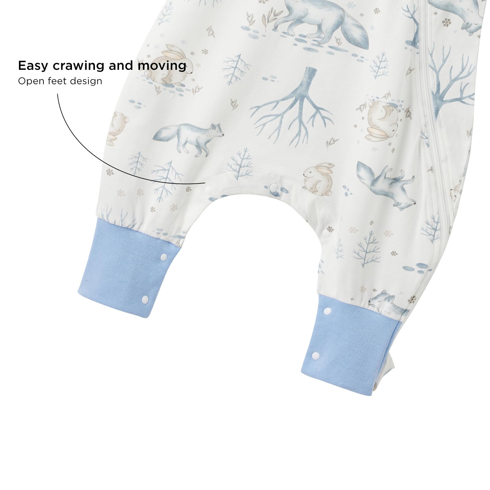 Duomiaomiao 2 Pack 0.5 TOG Toddler Sleep Bag 36-48 Months 100% Cotton Lightweight Baby Sleep Sack with Feet, Breathable Comfy Toddler Wearable Blanket