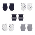 5 Pairs Unisex Baby Mittens No-Scratch 0-6 Months New Born