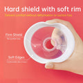 PumpMom-us 17mm Oval Flanges with Soft Rim Compatible with Spectra S2 S1 9 Plus Breastpumps Accessories, Replacement Breast Shield and Duckbill Valves for Spectra Pump Parts and Flange