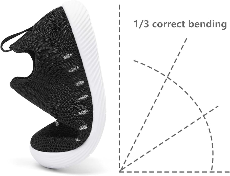 MORENDL Baby Toddler Walking Socks Non-Slip Breathable Unisex Casual Sneakers