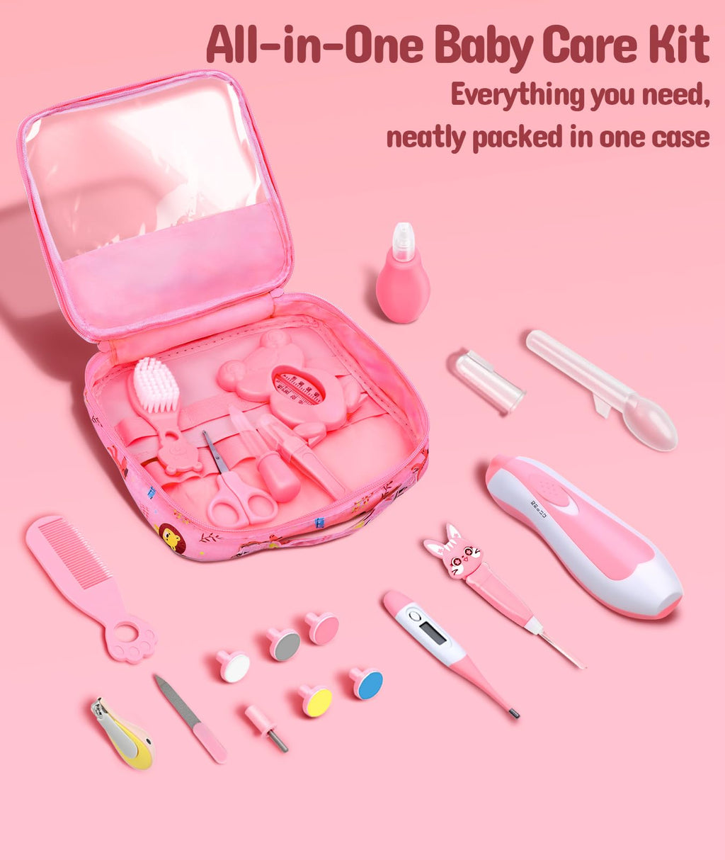 YASEW Baby Grooming Kit with Electric Nail Trimmer, Newborn Essentials