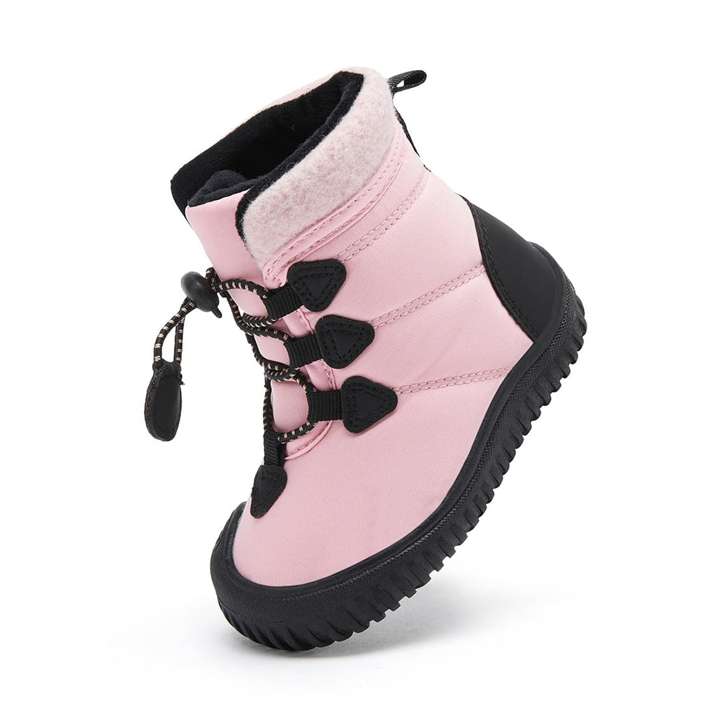 BMCiTYBM Toddler Baby Snow Winter Boots Shoes Boys Girls Cold Weather Baby Faux Fur Shoes 2.5-3 Years Pink Size 8 Toddler