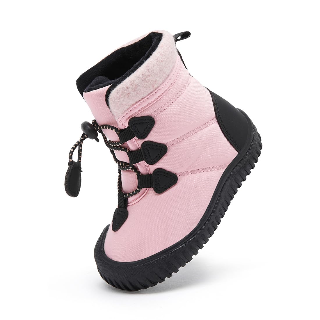 BMCiTYBM Toddler Baby Snow Winter Boots Shoes Boys Girls Cold Weather Baby Faux Fur Shoes 2.5-3 Years Pink Size 8 Toddler