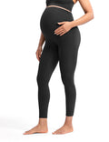 POSHDIVAH Creamluxe Maternity Leggings 25" Black X-Large