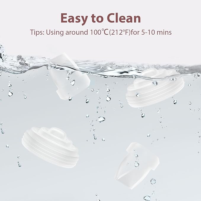 12PCS Mom cozy Breast Pump Replacement Parts, 8Pack Silicone Duckbill Valve & 4Pack Silicone Diaphragm Compatible with Momcozy M5 Wearable Breastpump, M5 Pump Parts Breastfeeding Essential Accessories
